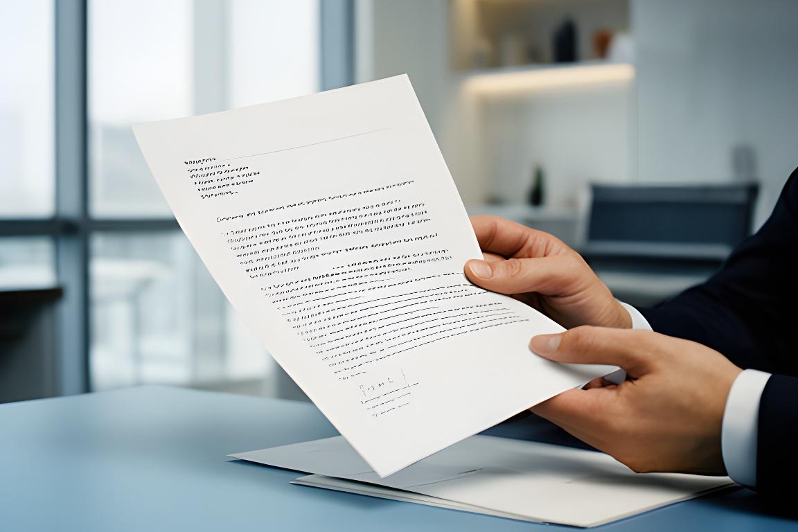People reviewing a signed commercial agreement at a desk